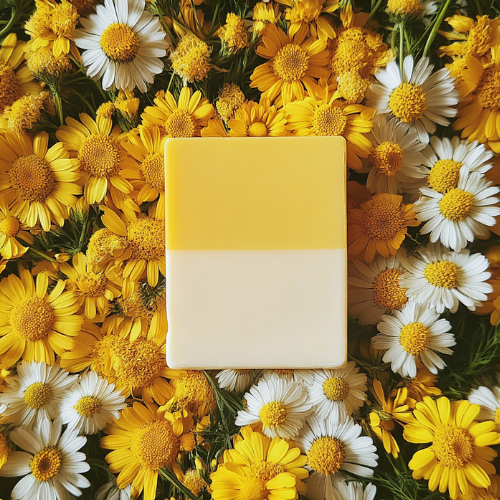 Tallow Soap Bar with Calendula and Roman Chamomile