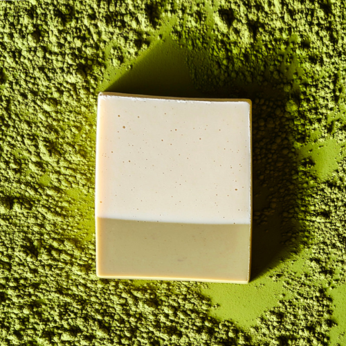 Tallow Soap Bar with Matcha Green Tea (Unscented)