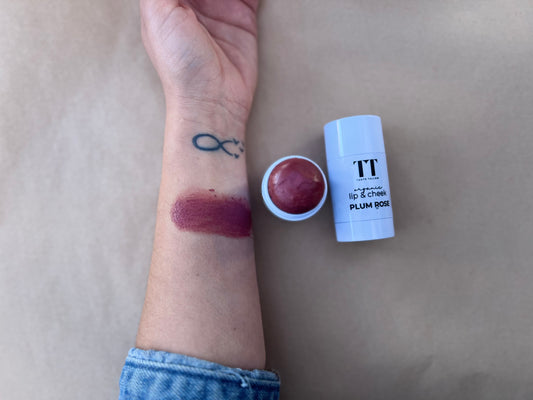 Tallow Lip and Cheek PLUM ROSE (Berry Rose)