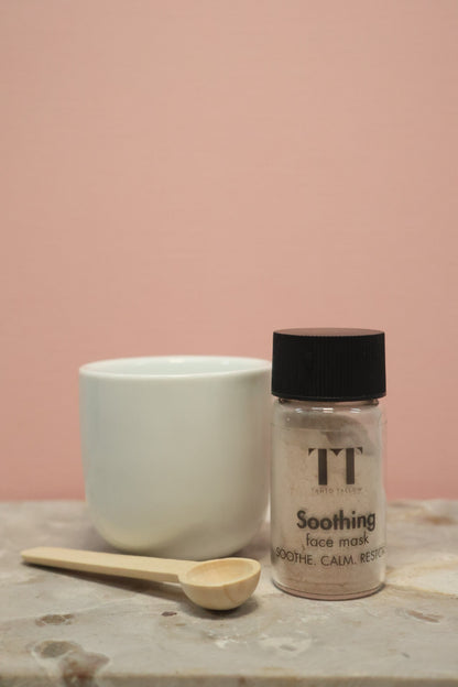 SOOTHING FACE MASK + CERAMIC DISH + WOODEN SPOON